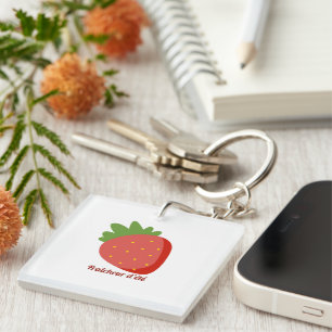 Porte-clés Fraise Fraîcheur d'été