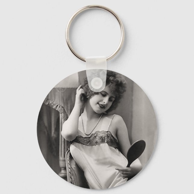 Porte-clés Frappe en lingerie (Recto)