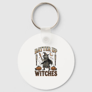 Porte-clés Frappez les sorcières Design de baseball vintage H