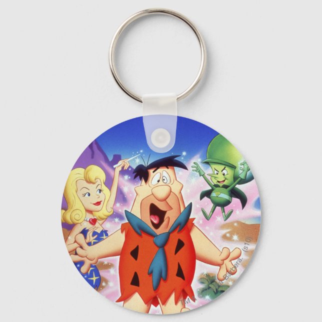 Porte-clés Fred Flintstone Sous Un Spell (Recto)