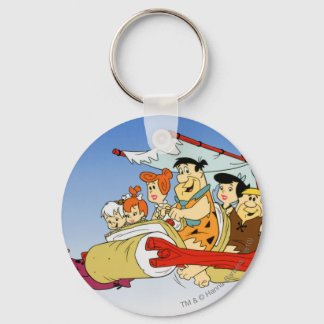 Porte-clés Fred Flintstone Wilma Barney et Betty PEBBLES™