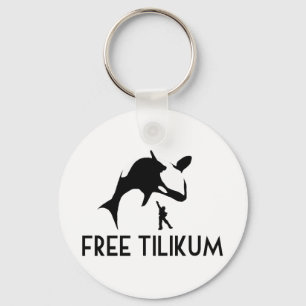 Porte-clés Free Tilikum Save Orca Killer Whale