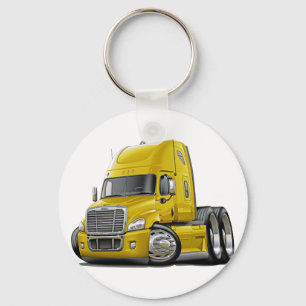Porte-clés Freightliner Cascadia Yellow Truck