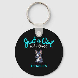 Porte-clés French Bulldog Girls Kids French Bulldog Cadeau