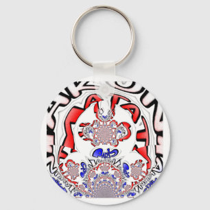 Porte-clés French Twist Hakuna Matata : Unique Mélange Cultur