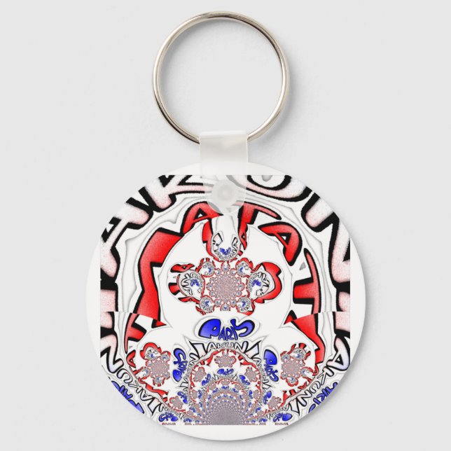 Porte-clés French Twist Hakuna Matata : Unique Mélange Cultur (Recto)