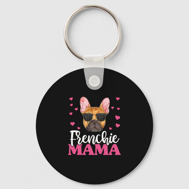 Porte-clés Frenchie Bulldog Mama (Recto)