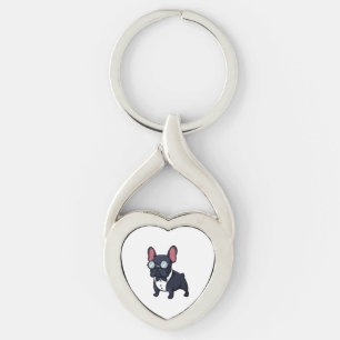 Porte-clés Frenchie The Gentlemen