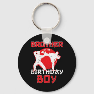 Porte-clés Frère De Karate Anniversaire Taekwondo Boy Marti