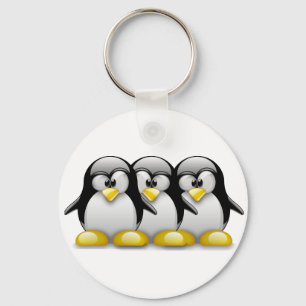 PORTE-CLÉS FRÈRES TUX LINUX