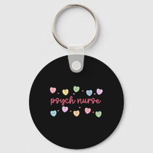 Porte-clés Friandise cardiaque infirmière psych Psychiatrie S