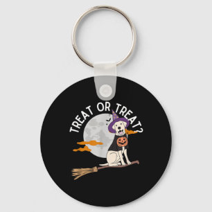 Porte-clés Friandise ou Friandise Drôle de Chien Halloween