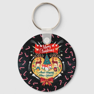 Porte-clés Friandises de Noël