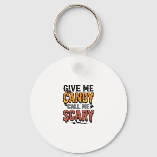 Porte-clés Friandises d'Halloween Donnez-moi des bonbons Appe