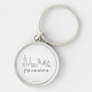Porte-clés FRIENDS™ Silhouette de New York