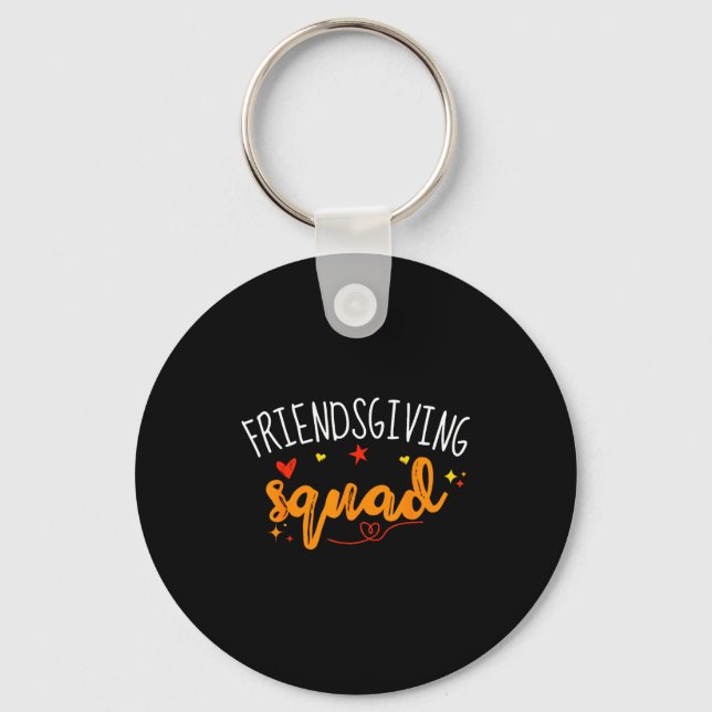 Porte-clés Friendsgiving Squad Funny Thanksgiving Friendship  (Recto)