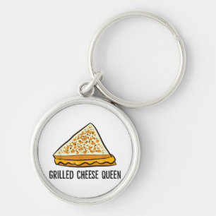 Porte-clés Fromage Grillé Queen Funny Fromage Grillé