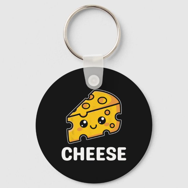 Porte-clés Fromage Mac Macaroni Kawaii Costume d'Halloween (Recto)