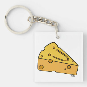 Porte-clés Fromage Mignon Rieur