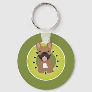 Porte-clés Fruit de Chip-Chien Kiwi français