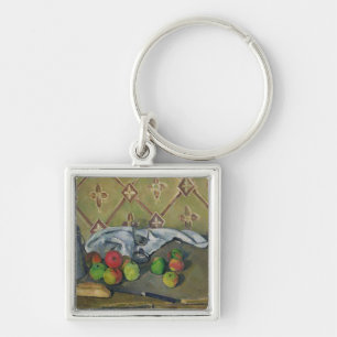Porte-clés Fruit de Paul Cezanne  , serviette et cruche de