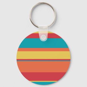 Porte-clés Fruit Tropical Tonal Stripes