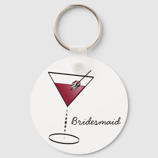 Porte-clés Fun Bridesmaid Faveurs (Recto)