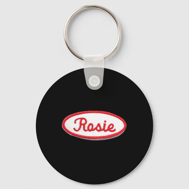 Porte-clés Fun Cute Rosie le Riveter Costume féministe (Recto)