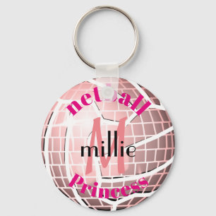 Porte-clés Fun Disco Ball Design Personnalisé Clavier Netbal