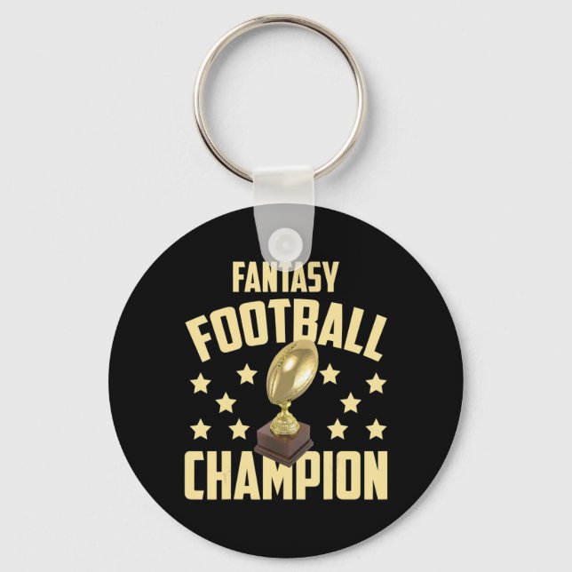 Porte-clés Fun Imaginaire Championne de football Brouillon (Recto)