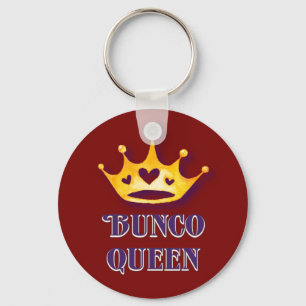 Porte-clés Fun Red Bunco Queen
