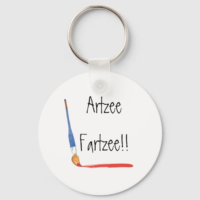 Porte-clés Fun Super Cute Artzee Fartzee Artistes (Recto)