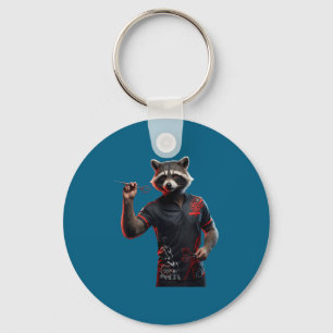 Porte-clés Fun Tee Raccoon Fléchettes Pour Lancer Fléchettes