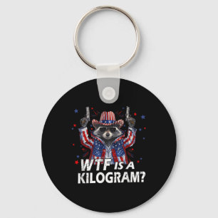 Porte-clés Funky 4 juillet Raccoon Usa Wtf Est Kg Feral Amer