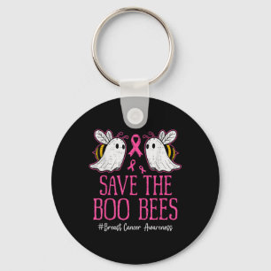 Porte-clés Funky Bees Ghost Boo Cerveau Cancer Sensibilisatio