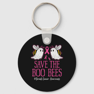 Porte-clés Funky Bees Ghost Boo Cerveau Cancer Sensibilisatio