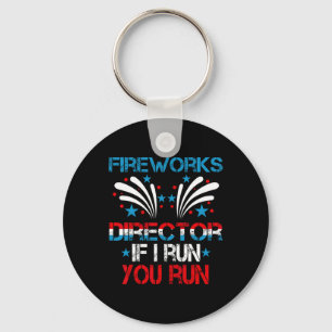 Porte-clés Funky Fireworks Directeur Je Vous Exécute 4 juille