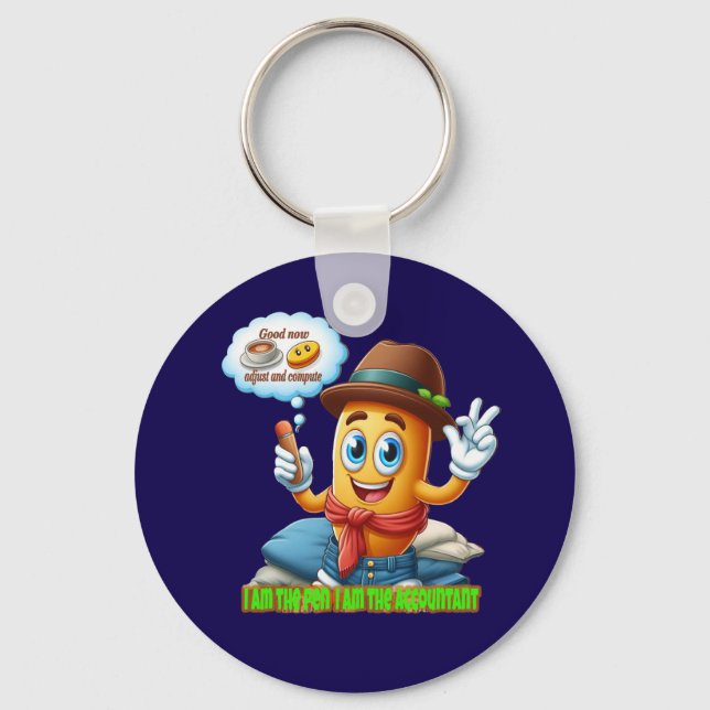 Porte-clés Funny Accountant (Recto)