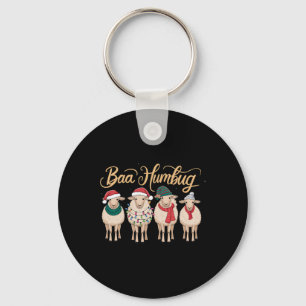 Porte-clés Funny Bah Humbug Noël Funny Sheep Noël B