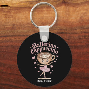 Porte-clés Funny Ballerina Cappuccina Italien Brainrot mème
