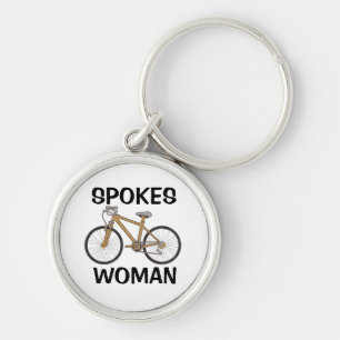 Porte-clés Funny Biking Mom Spokes Woman