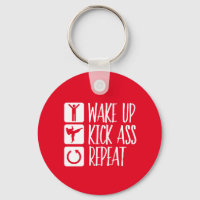 Funny Black Belt Martial Arts Se réveiller Kick Re