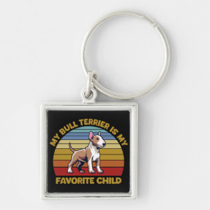 Porte-clés Funny Bull Terrier Porte - clé de chien