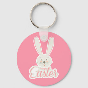 Porte-clés FUNNY BUNNY Happy Eogs de Pâques Hunt Party