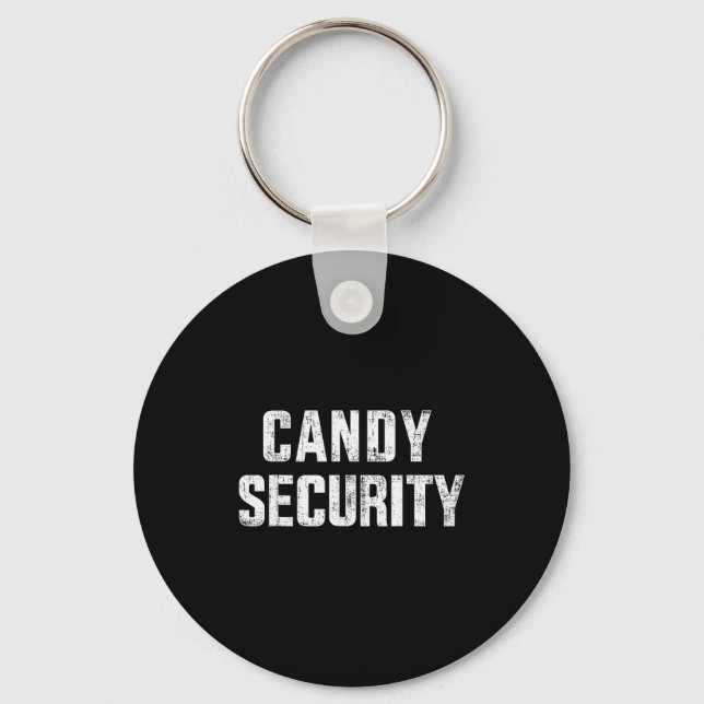 Porte-clés Funny Candy Security Lazy Halloween Costume  (Recto)