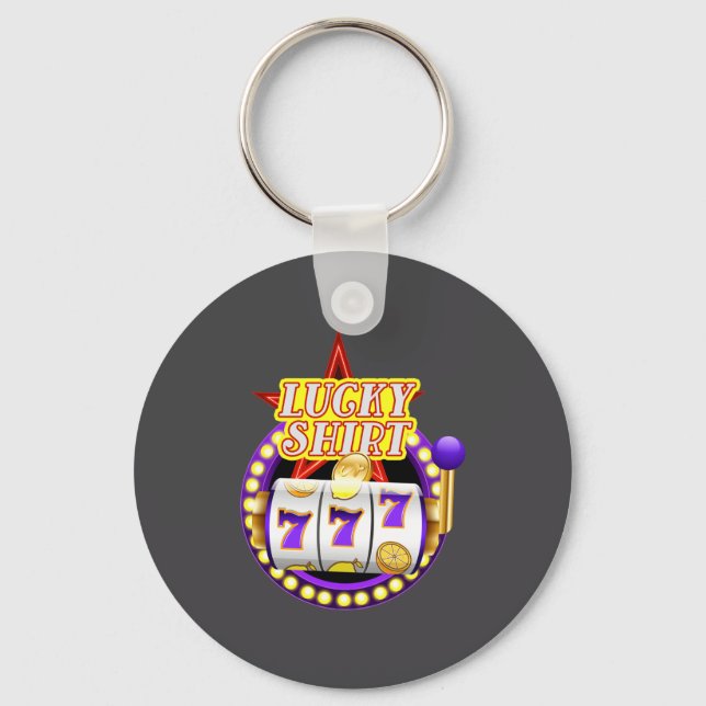 Porte-clés Funny Casino Slot Machine Jackt Lucky  (Recto)