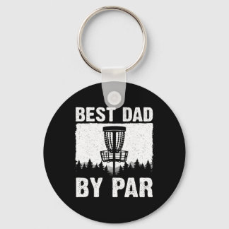 Porte-clés Funny Disc Golf Art For Men Dad Disc Golf Player D