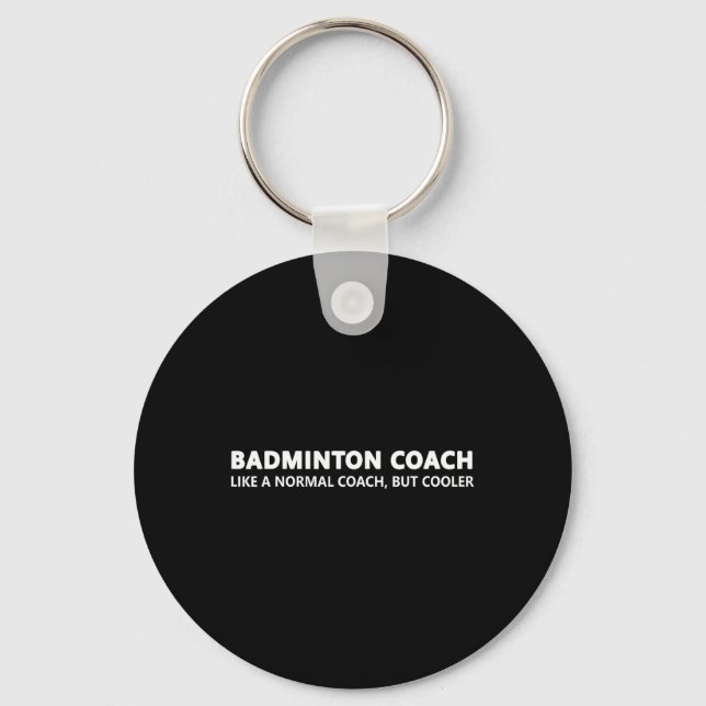 Porte-clés Funny Dminton Trainer Définition Dminton Coach (Recto)