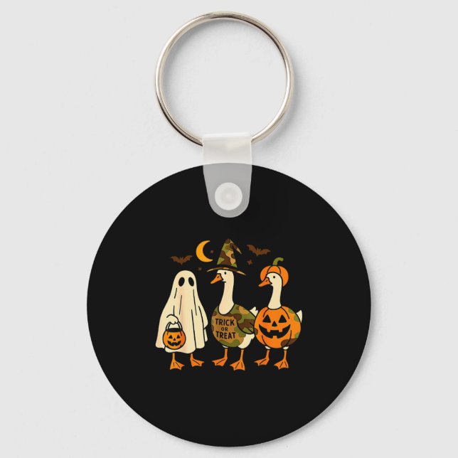 Porte-clés Funny Duck Duck Boo Halloween Costume Duck  (Recto)
