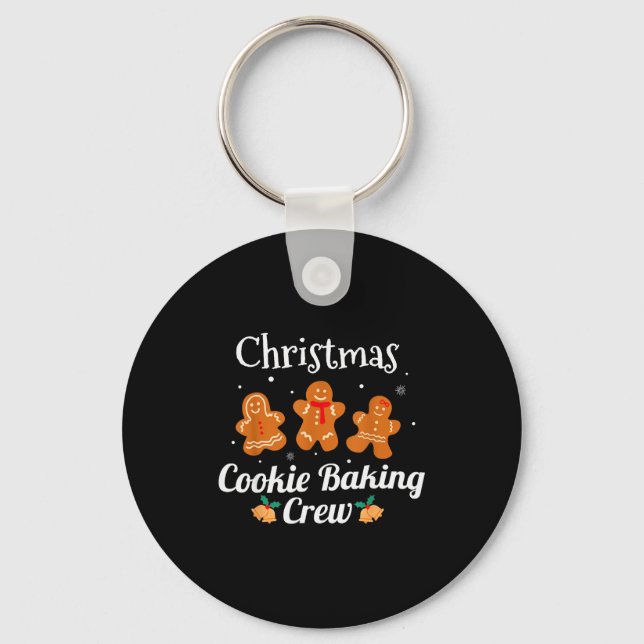 Porte-clés Funny Family Matching Christmas Tee Cookie Baking  (Recto)